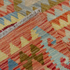 Handmade Multi Kilim Geometric 5x8 ft