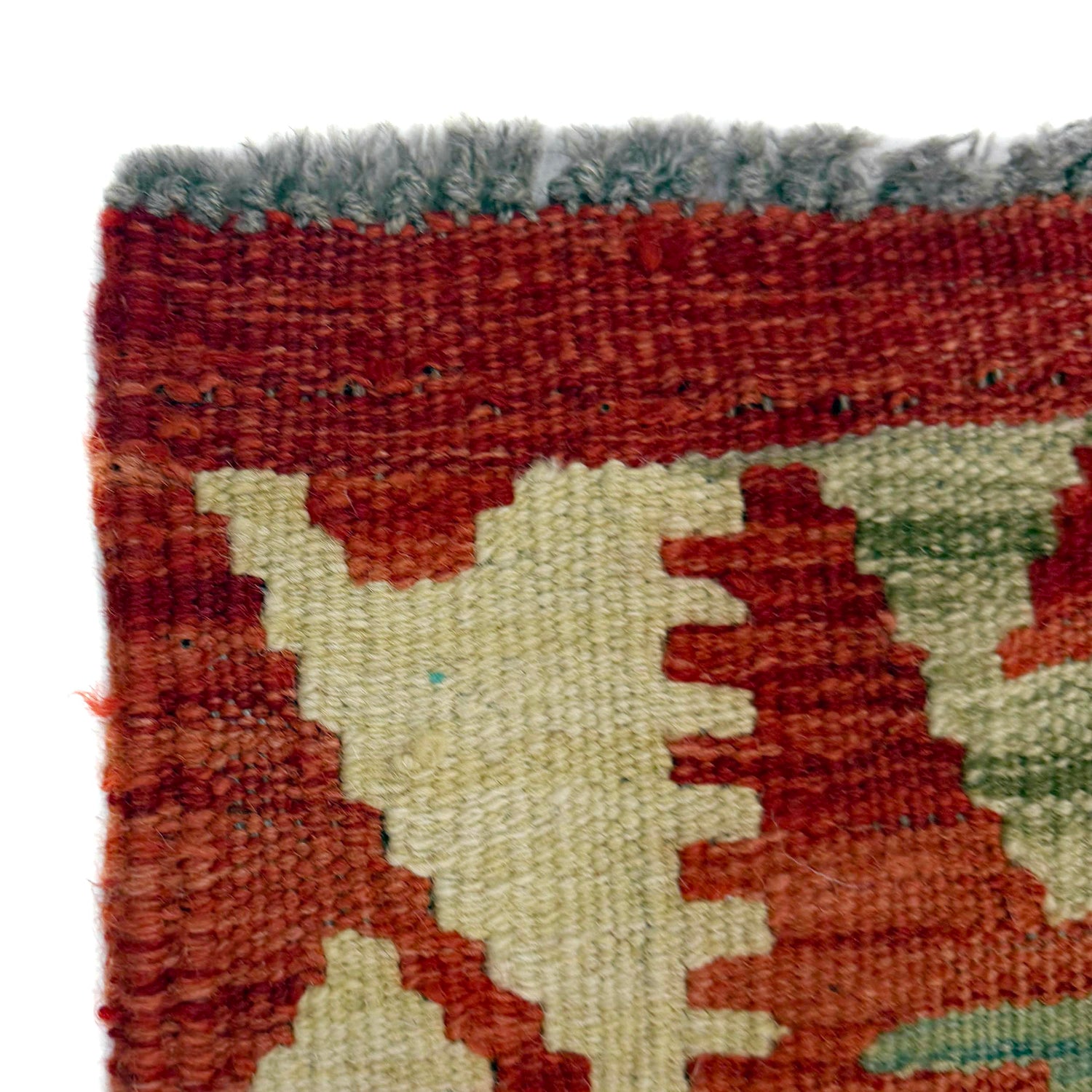 Handmade Multi Kilim Geometric 6' Runner