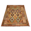 Handmade Multi Kilim Geometric 4x7 ft