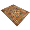 Handmade Multi Kilim Geometric 4x7 ft