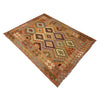 Handmade Multi Kilim Geometric 4x7 ft