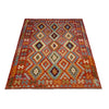 Handmade Multi Kilim Geometric 4x7 ft