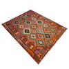 Handmade Multi Kilim Geometric 4x7 ft