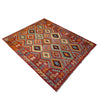 Handmade Multi Kilim Geometric 4x7 ft