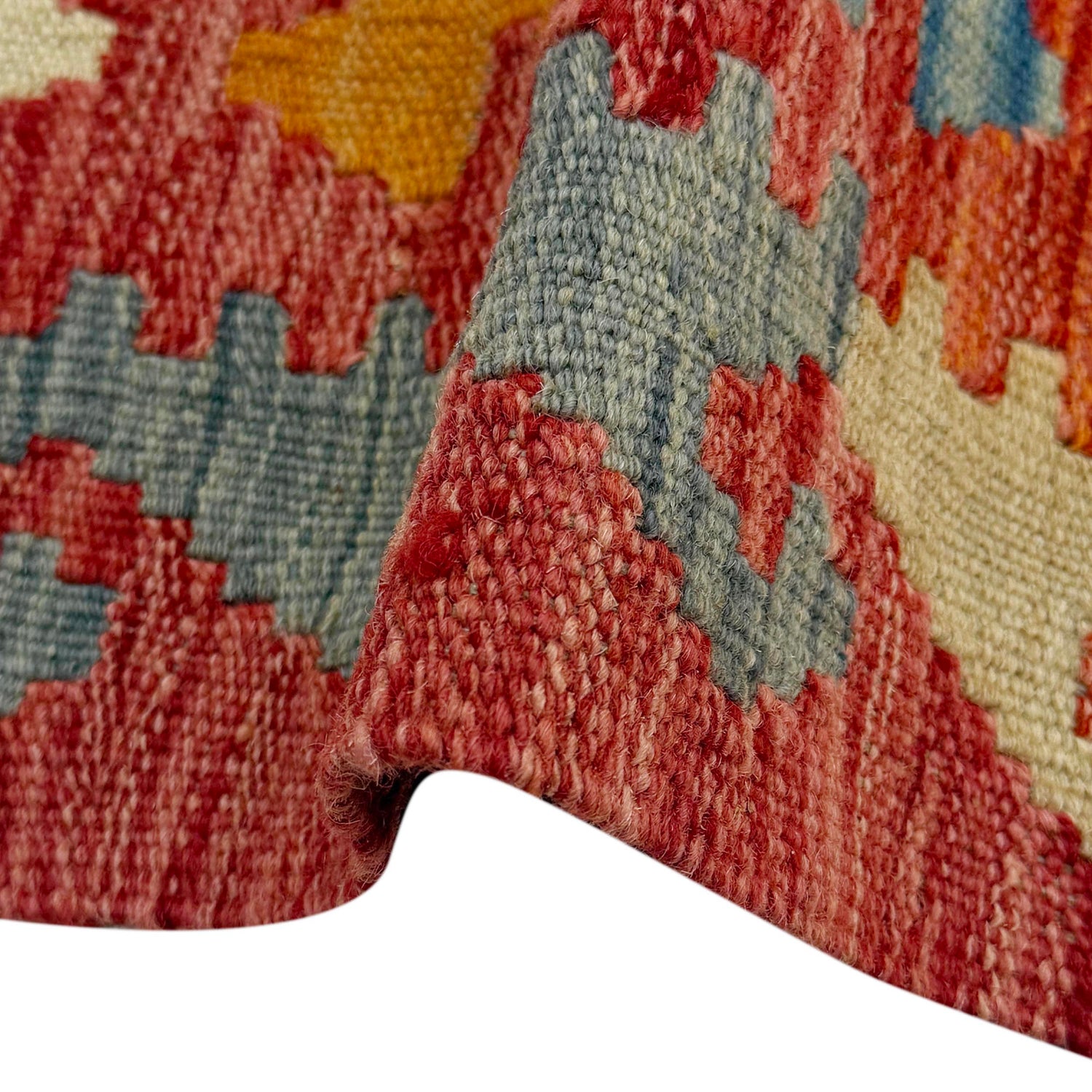 Handmade Multi Kilim Geometric 4x7 ft