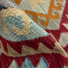 Handmade Multi Kilim Geometric 2x4 ft