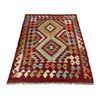 Handmade Multi Kilim Geometric 2x4 ft