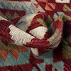 Handmade Multi Kilim Geometric 2x4 ft