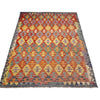 Handmade Multi Kilim Geometric 5x8 ft