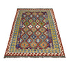 Handmade Multi Kilim Geometric 4x7 ft