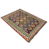 Handmade Multi Kilim Geometric 4x7 ft