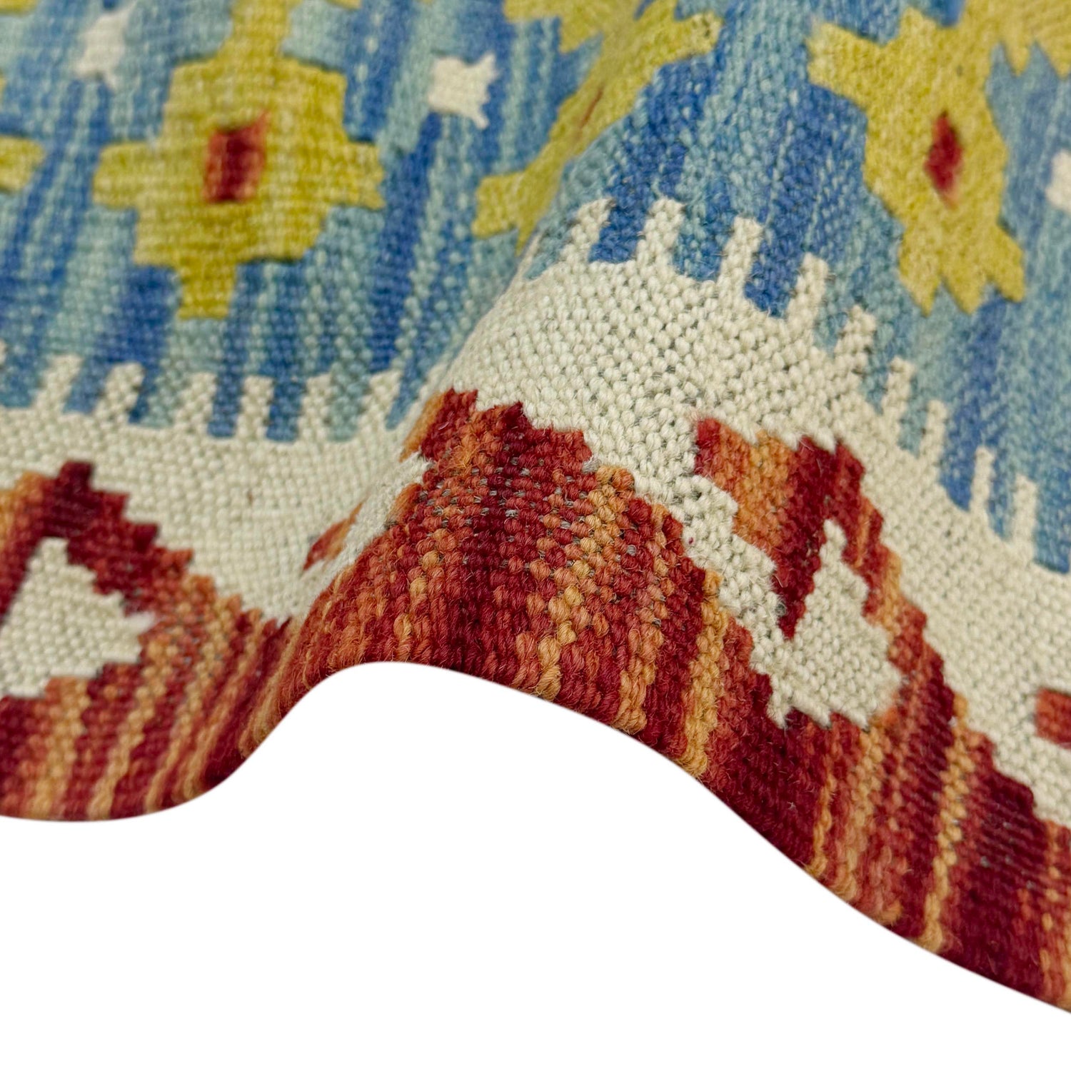 Handmade Multi Kilim Geometric 4x7 ft