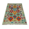 Handmade Multi Kilim Geometric 2x4 ft