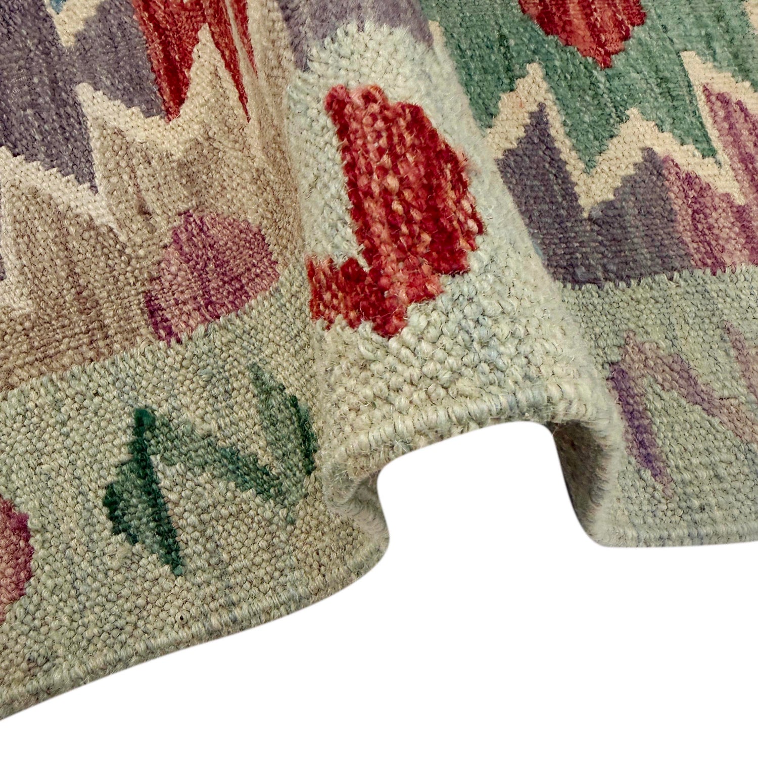 Handmade Multi Kilim Geometric 2x4 ft