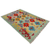 Handmade Multi Kilim Geometric 2x4 ft