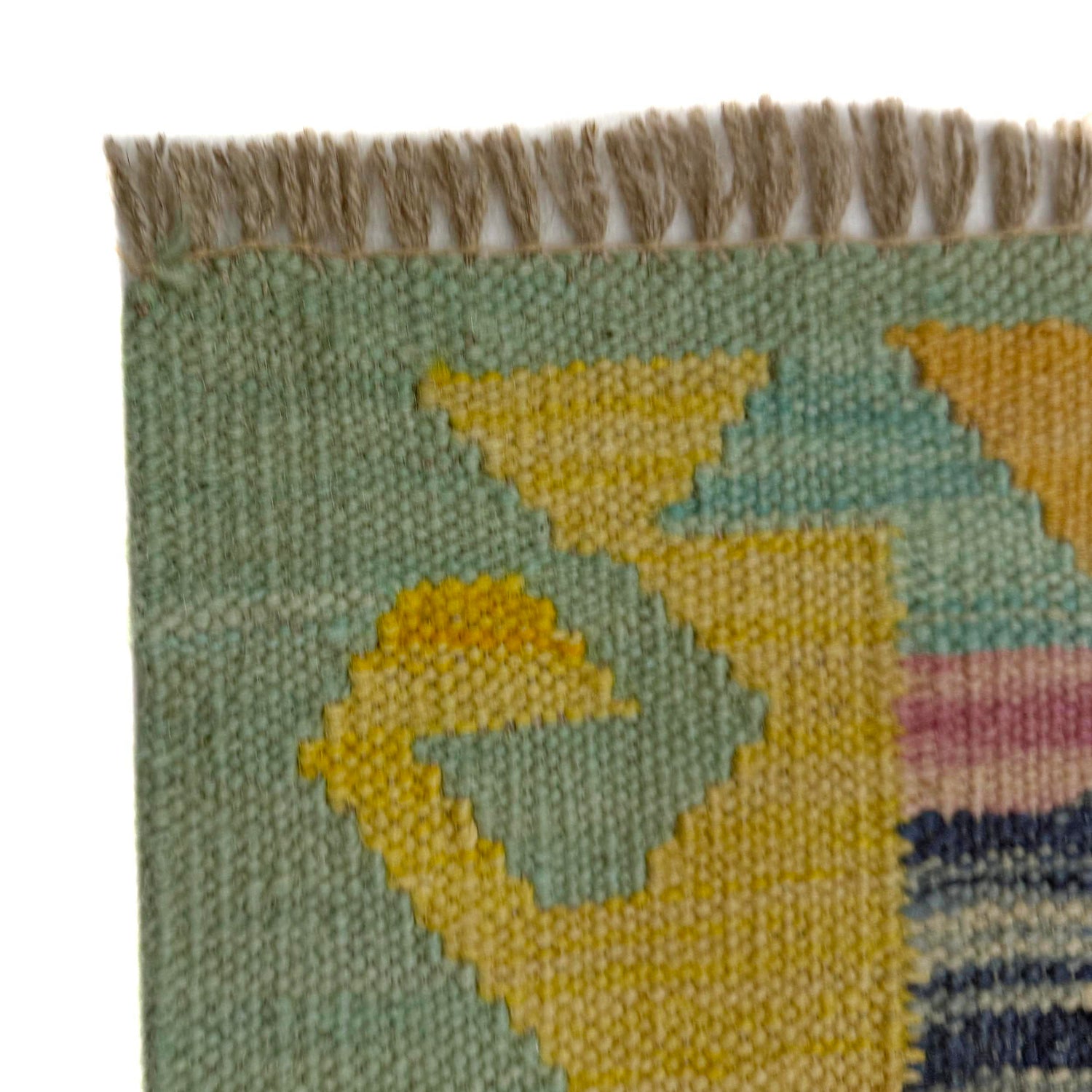 Handmade Multi Kilim Geometric 2x4 ft