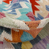 Handmade Multi Kilim Geometric 2x4 ft