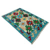 Handmade Multi Kilim Geometric 2x4 ft