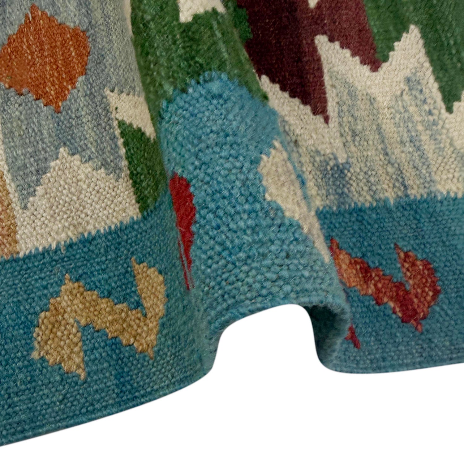 Handmade Multi Kilim Geometric 2x4 ft