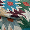Handmade Multi Kilim Geometric 2x4 ft