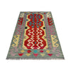Handmade Multi Kilim Geometric 2x4 ft