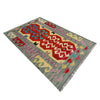 Handmade Multi Kilim Geometric 2x4 ft