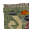 Handmade Multi Kilim Geometric 2x4 ft