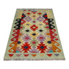 Handmade Multi Kilim Geometric 2x4 ft