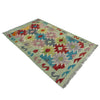 Handmade Multi Kilim Geometric 2x4 ft