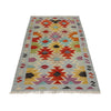 Handmade Multi Kilim Geometric 2x4 ft