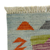 Handmade Multi Kilim Geometric 2x4 ft
