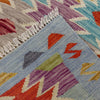 Handmade Multi Kilim Geometric 2x4 ft