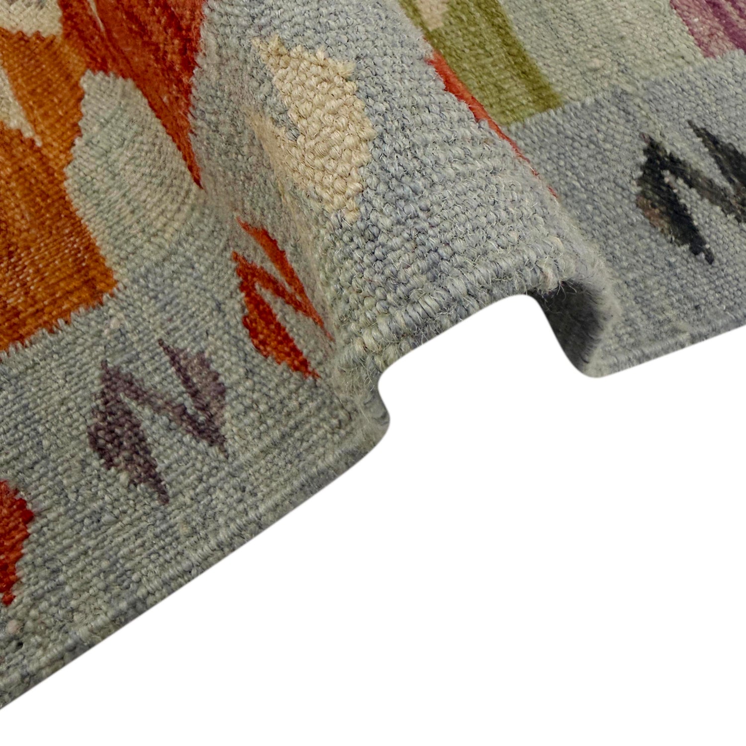 Handmade Multi Kilim Geometric 2x4 ft