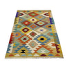 Handmade Multi Kilim Geometric 2x4 ft