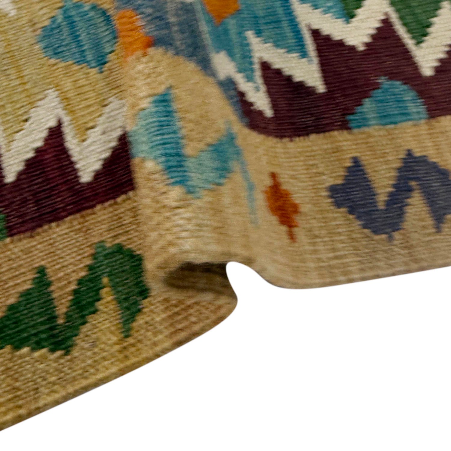 Handmade Multi Kilim Geometric 2x4 ft