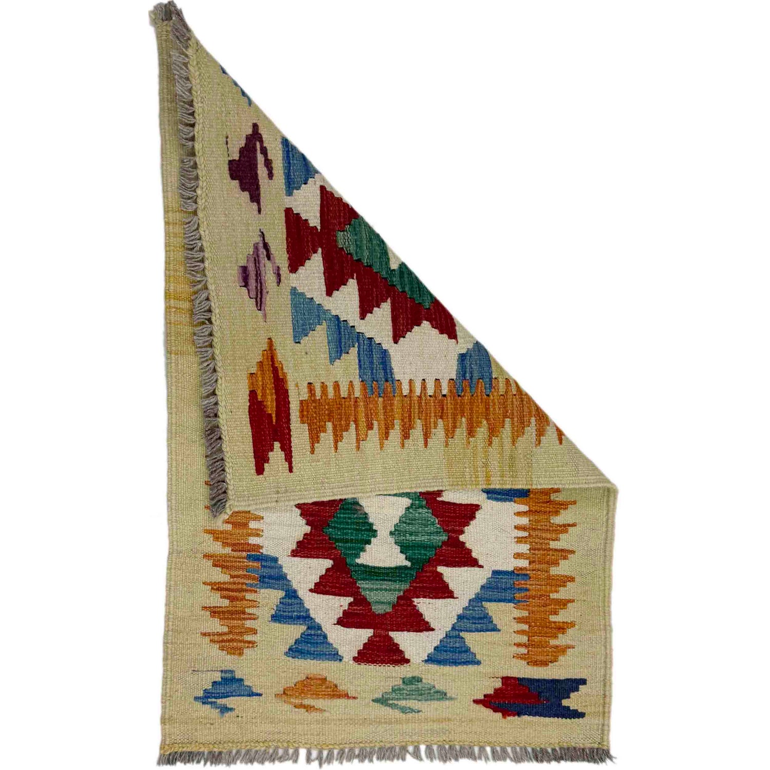 Handmade Multi Kilim Geometric 2x3 ft