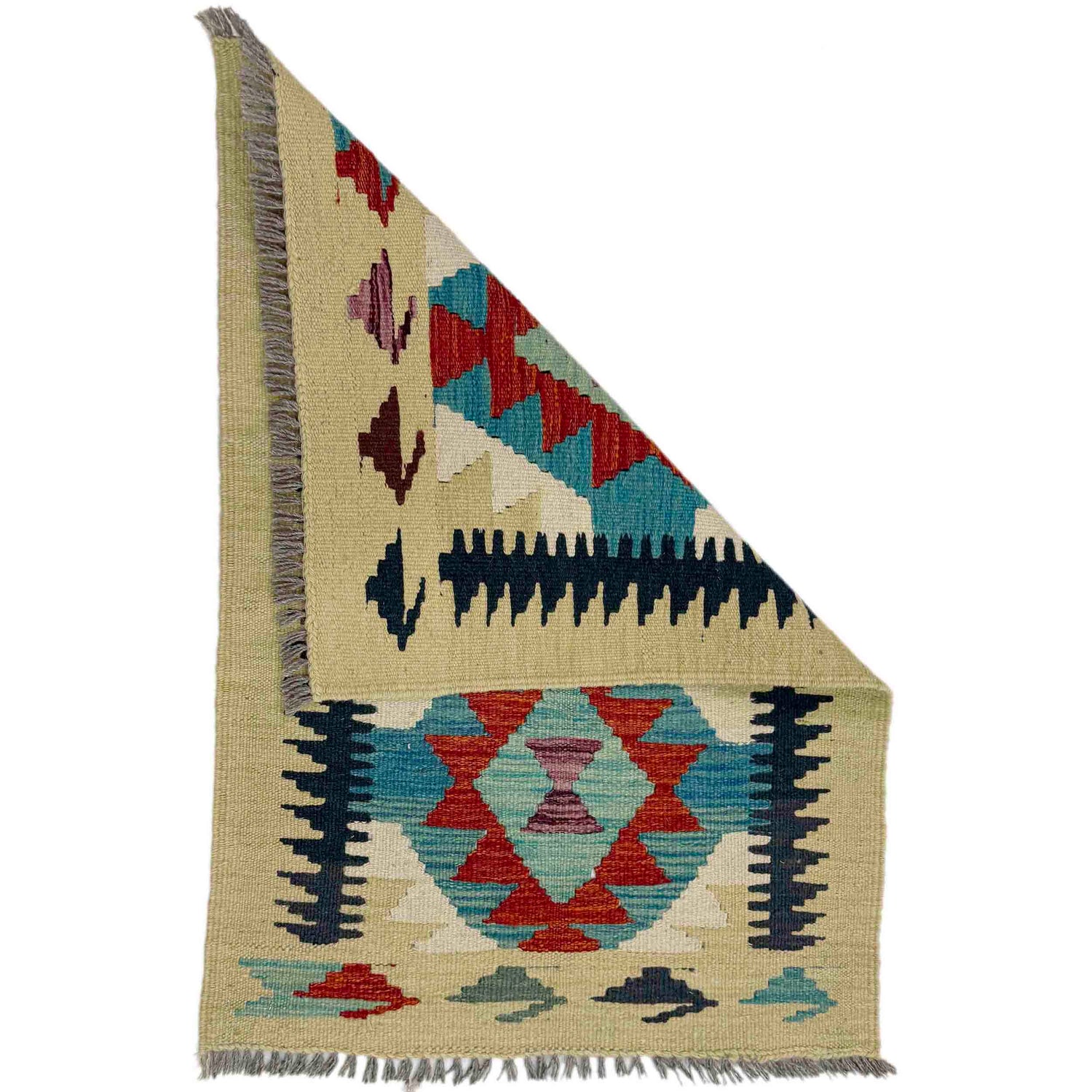 Handmade Multi Kilim Geometric 2x3 ft