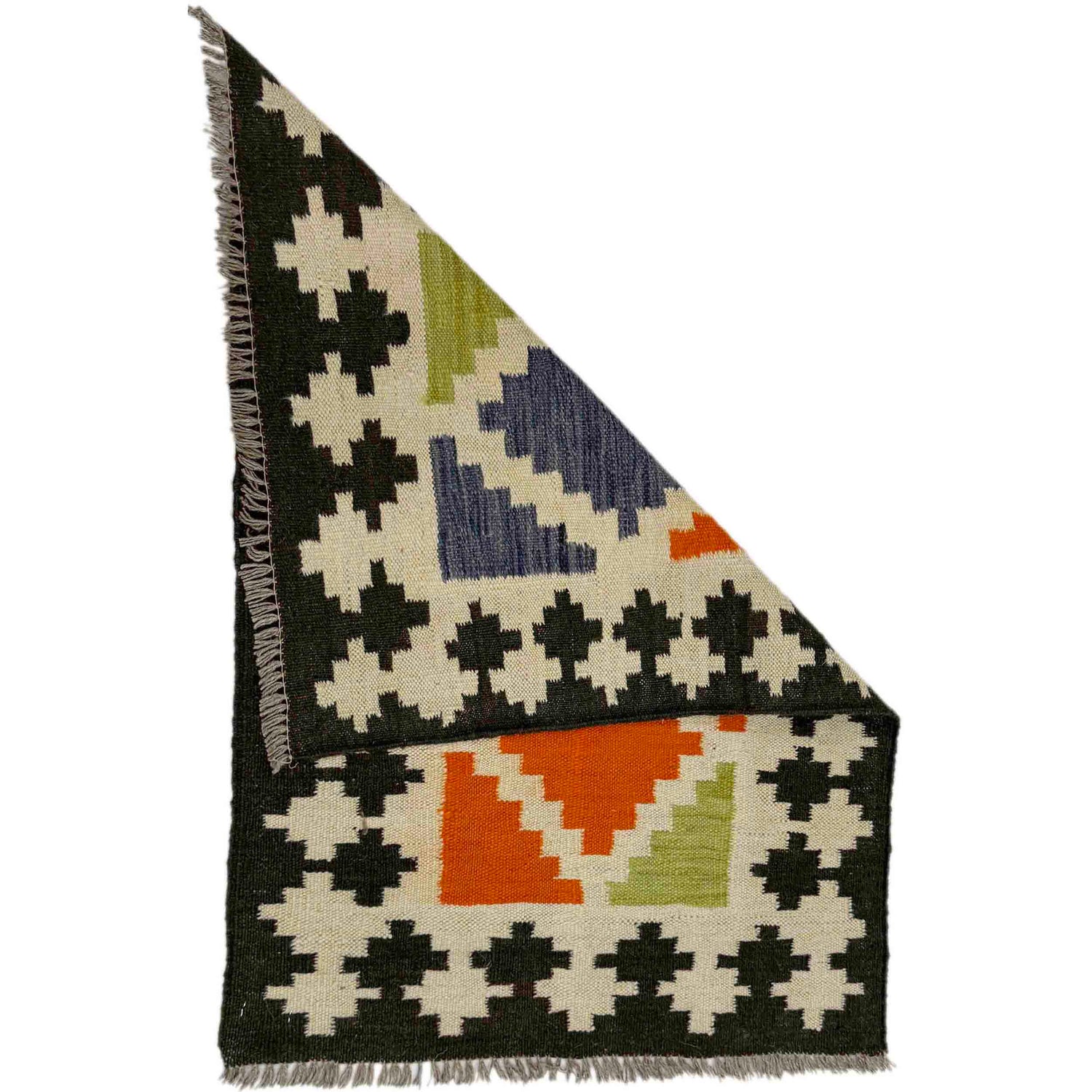 Handmade Multi Kilim Geometric 2x3 ft