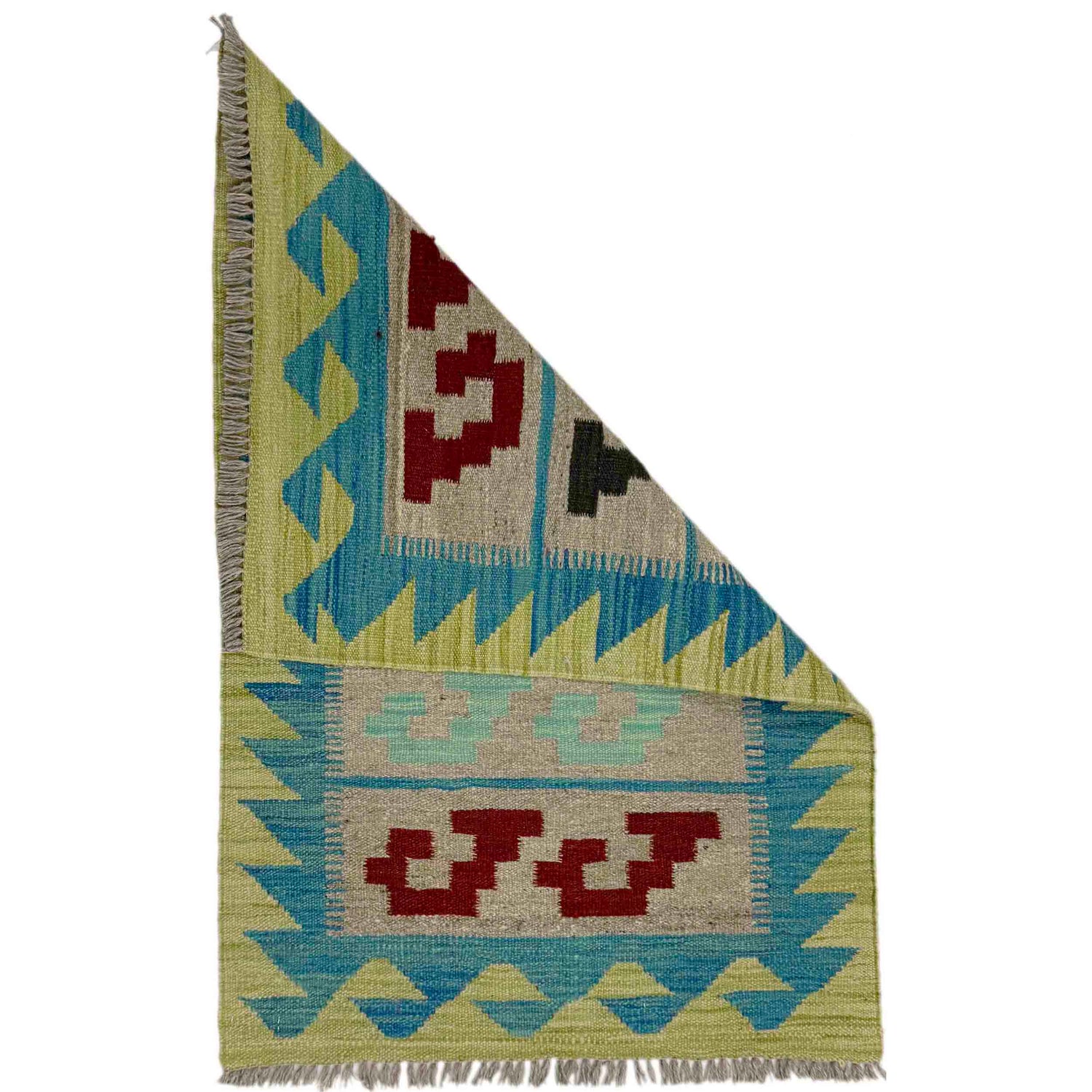 Handmade Multi Kilim Geometric 2x3 ft