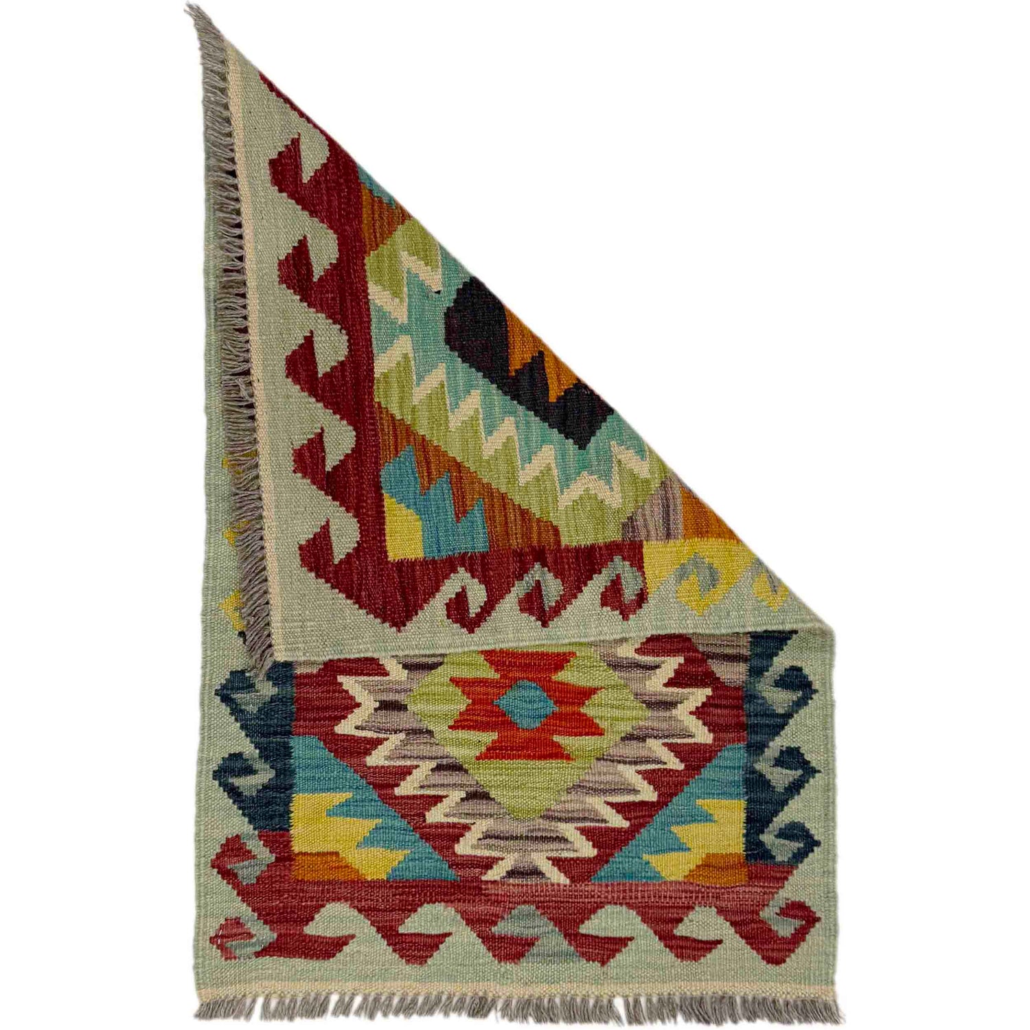 Handmade Multi Kilim Geometric 2x3 ft