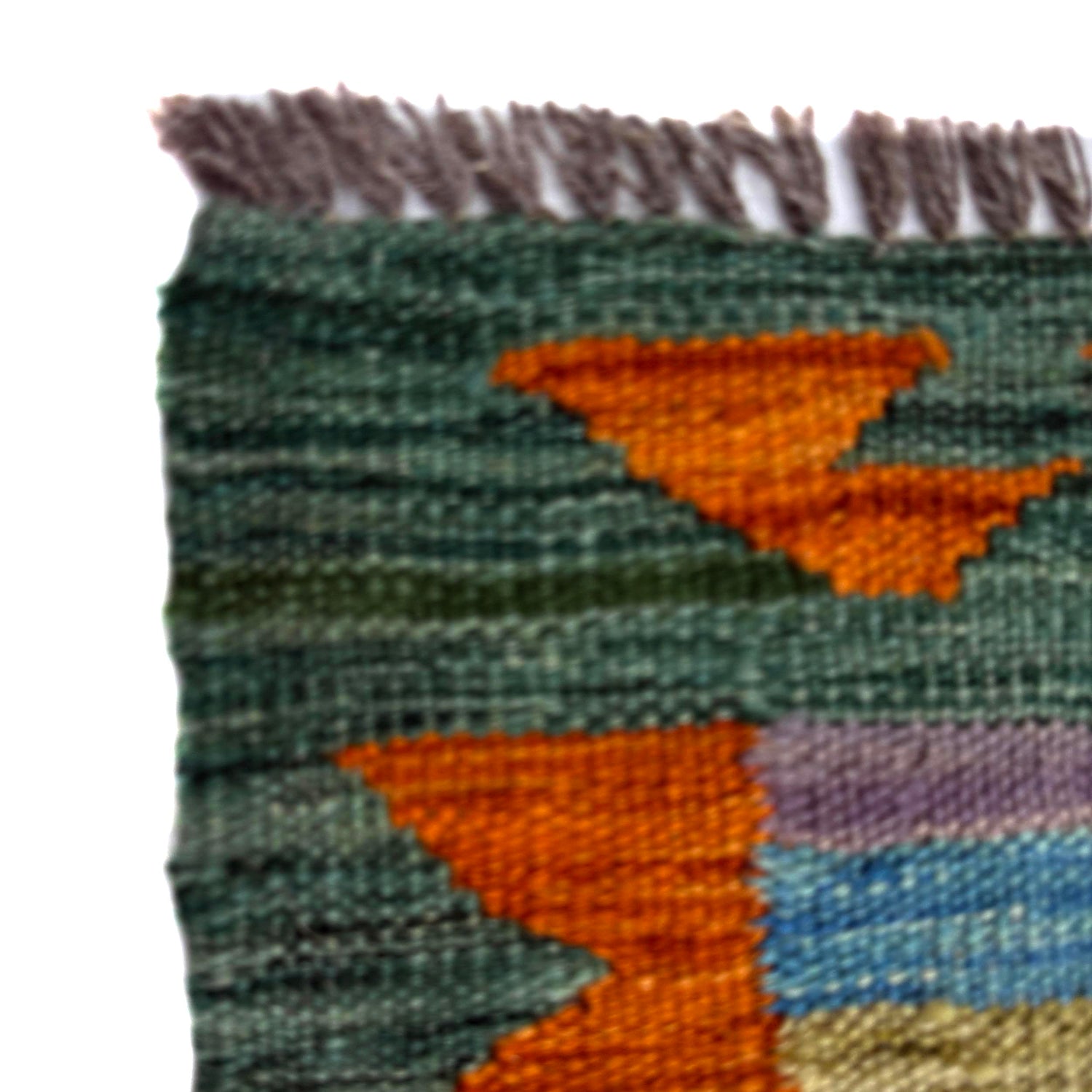 Handmade Multi Kilim Geometric 2x4 ft
