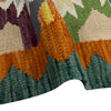 Handmade Multi Kilim Geometric 2x4 ft