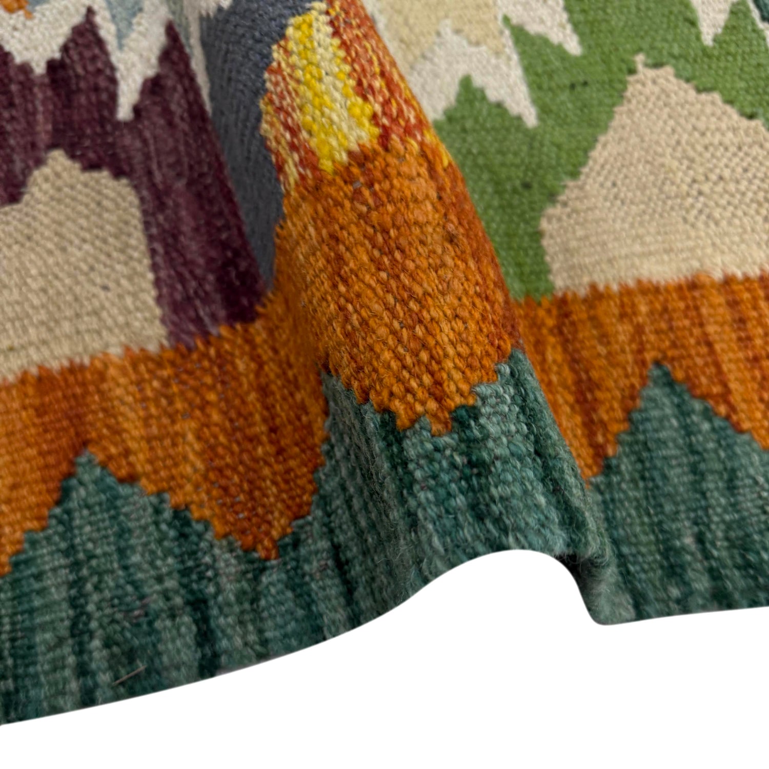 Handmade Multi Kilim Geometric 2x4 ft