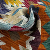 Handmade Multi Kilim Geometric 2x4 ft