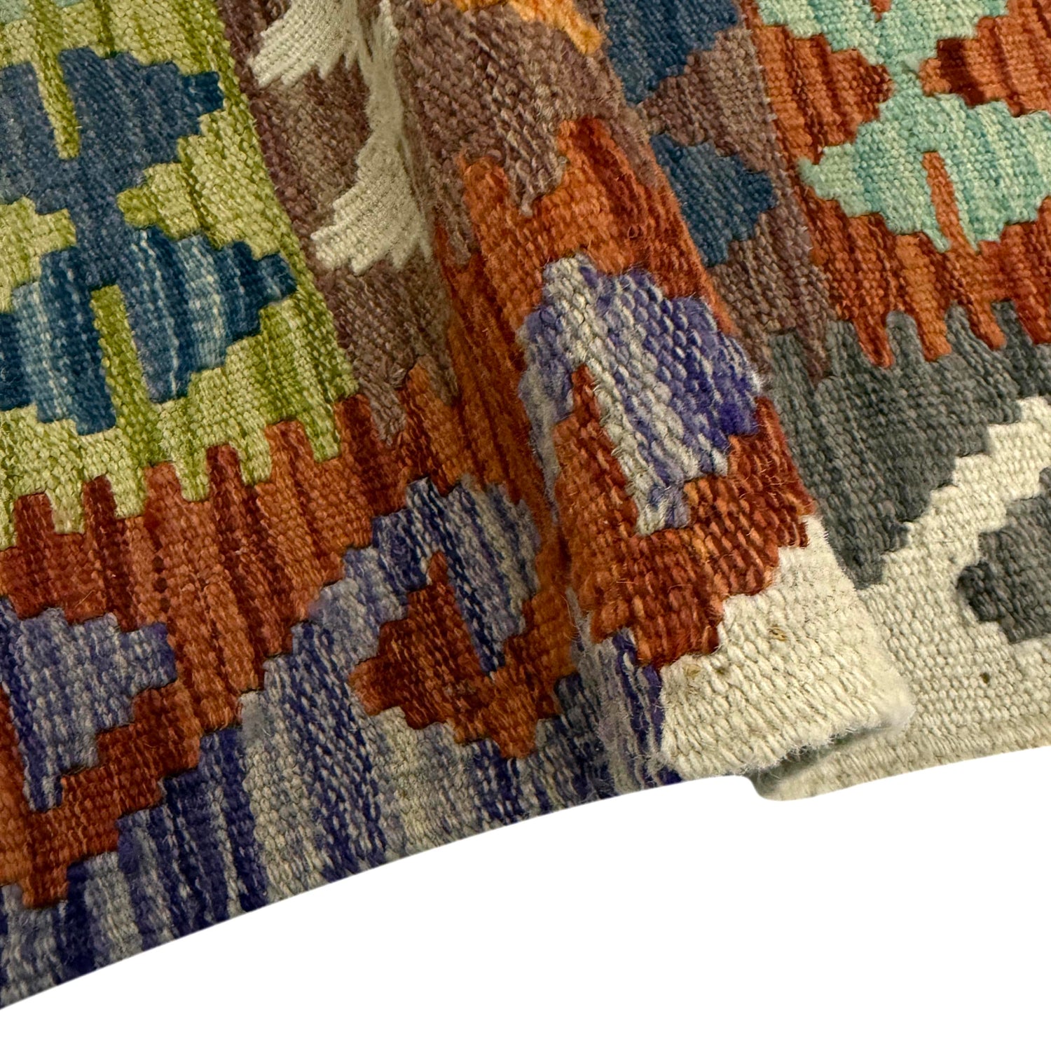 Handmade Multi Kilim Geometric 3x5 ft