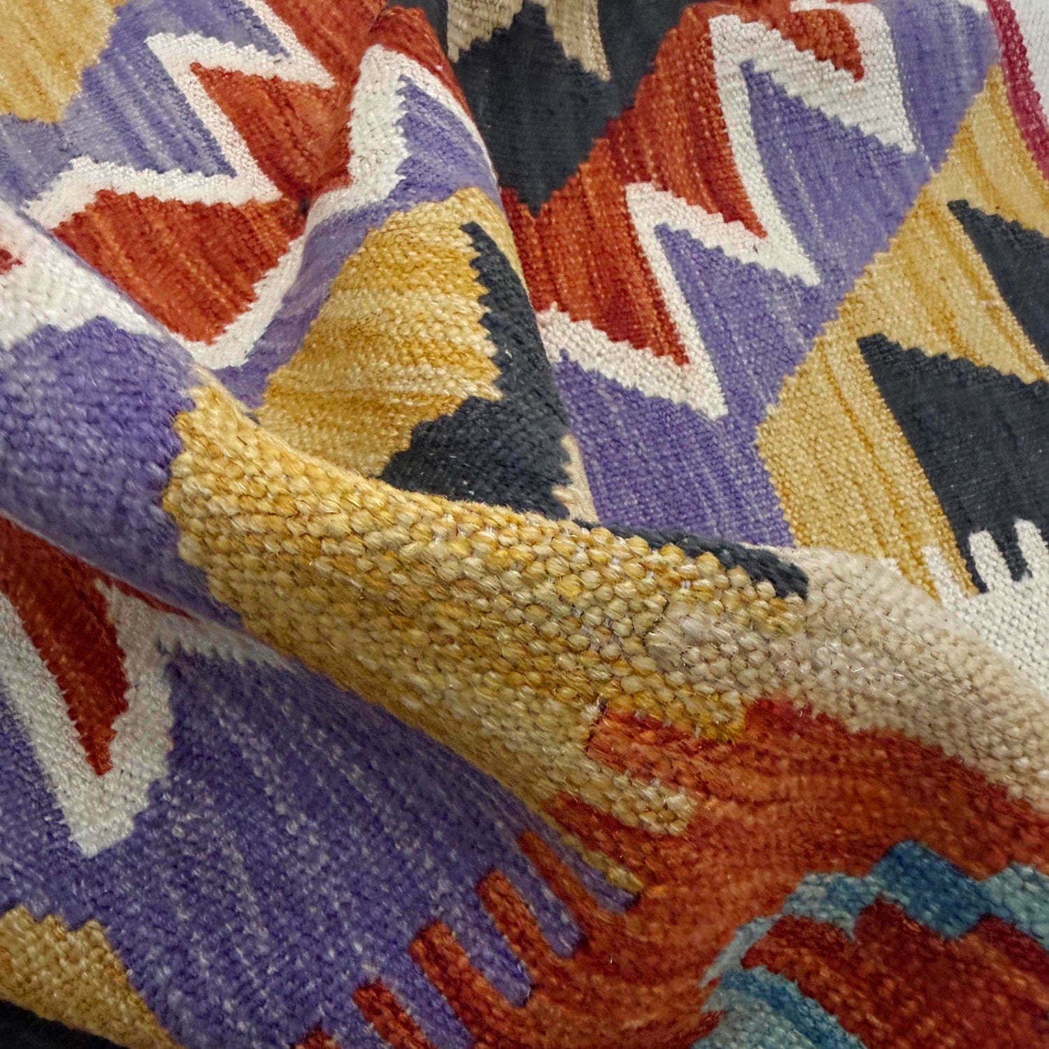 Handmade Multi Kilim Geometric 3x5 ft
