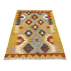 Handmade Multi Kilim Geometric 2x4 ft