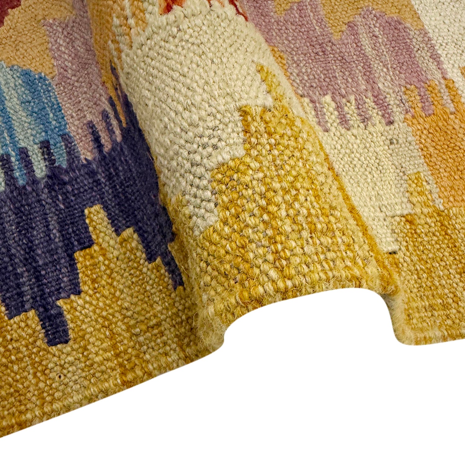 Handmade Multi Kilim Geometric 2x4 ft