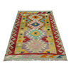 Handmade Multi Kilim Geometric 2x4 ft