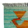 Handmade Multi Kilim Geometric 2x4 ft